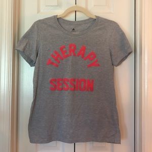 Adidas Graphic Workout Tee - “Therapy Session”